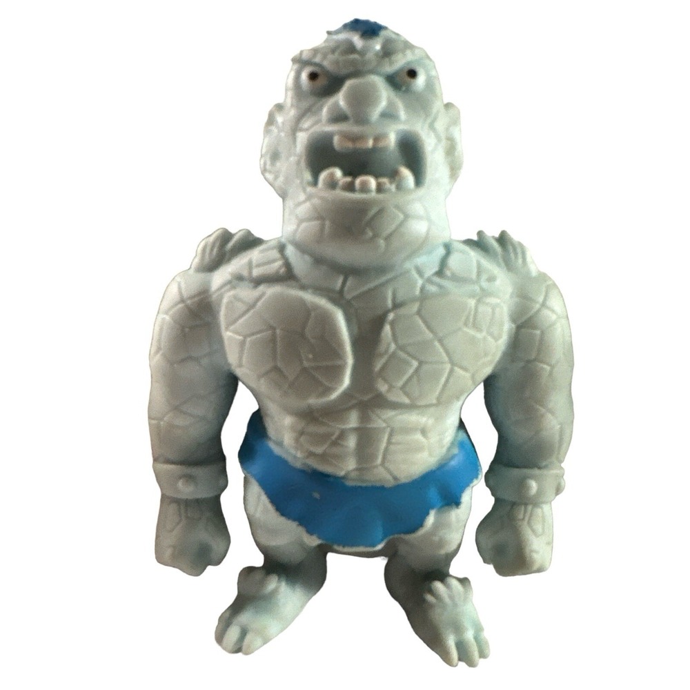 JA-RU Squish Stretch Monster Ice Soft Rubber Blue Figure Sand Filled